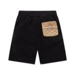 Shorts Gucci Black Monogram Side-Pocket - Image 2