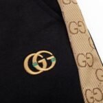 Shorts Gucci Black Monogram Side-Pocket - Image 4