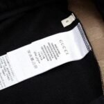Shorts Gucci Black Monogram Side-Pocket - Image 10
