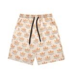 Set Gucci x Adidas Trefoil Beige Shirt and Shorts - Image 4