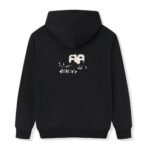 Balenciaga Paris Graffiti Logo Hoodie Black - Image 2