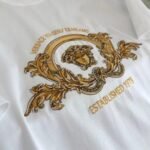 T-shirt Versace Coupe Blason With Embroidery - Image 8