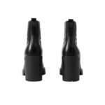 Burberry Checkered Panel Ankle Boots - Image 4