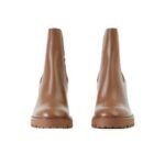 Burberry Checkered Panel Ankle Boots - Image 8