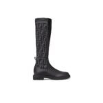 Fendi Rockoko Leather Boot - Image 8