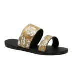 Versace Western Baroque Patterned Flat Sandals - Image 6
