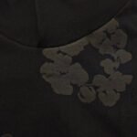 Hoodie Denim Tears Cotton Wreath Black Monochrome - Image 6