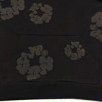 Hoodie Denim Tears Cotton Wreath Black Monochrome - Image 7