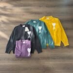 Sweater Ami Paris Ami de Coeur crew neck