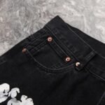Denim Tears x Levi’s Cotton Wreath Jeans Black - Image 7