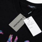 T-shirt Balenciaga Black - Image 4