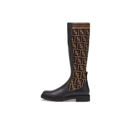 Fendi Rockoko Leather Boot