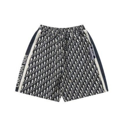 Shorts Dior Monogram Navy Side Stripes