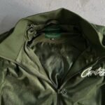 Tracksuit Corteiz Velour Green with White Logo - Image 10