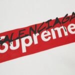 T-shirt Balenciaga x Supreme Collab White - Image 4