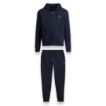 Ralph Lauren Zip Up Hooded Full Tracksuit Navy Blue