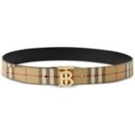Belt Burberry Black Gold TB Plaque