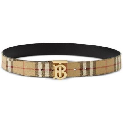 Belt Burberry Black Gold TB Plaque