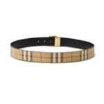 Belt Burberry Black Gold TB Plaque - Image 3