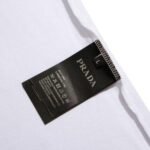 T-shirt Prada Milano Triangle Logo White - Image 10