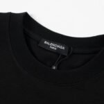 T-shirt Balenciaga Graffiti Print Black - Image 5