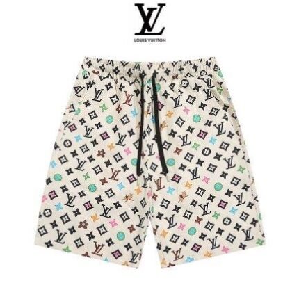 Shorts Louis Vuitton Multicolor Monogram Print