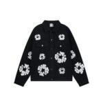 Denim Jacket Denim Tears Floral Print Black
