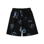 Shorts Louis Vuitton LV Black Splatter Monogram - Image 2