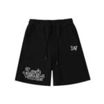 Shorts Louis Vuitton LV Black White Logo