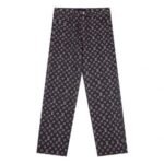Jeans Louis Vuitton Black Monogram Denim