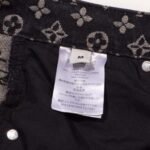 Jeans Louis Vuitton Black Monogram Denim - Image 4