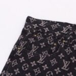 Jeans Louis Vuitton Black Monogram Denim - Image 5