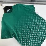 T-shirt Louis Vuitton LVSE Monogram Gradient Green - Image 3