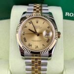 Rolex Date Just Champagne Gold - Image 2