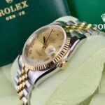 Rolex Date Just Champagne Gold - Image 3