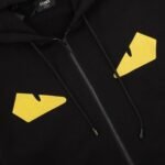 Hoodie Fendi Eyes Graphic Zip - Image 4