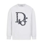 Sweatshirt Dior Black Oversized Logo Crewneck - Image 2