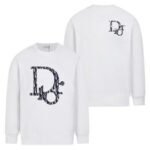 Sweatshirt Dior Black Oversized Logo Crewneck - Image 6