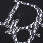 Sweatshirt Dior Black Oversized Logo Crewneck - Image 7