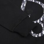 Sweatshirt Dior Black Oversized Logo Crewneck - Image 8