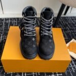 Boot Louis Vuitton x Timberland Black - Image 6