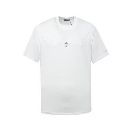 T-shirt Chrome Hearts White Cross Embroidery