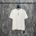 T-shirt Chrome Hearts White Cross Embroidery - Image 2