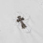 T-shirt Chrome Hearts White Cross Embroidery - Image 6