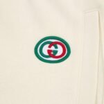 Shorts Gucci Beige Monogram Trim - Image 4