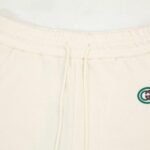 Shorts Gucci Beige Monogram Trim - Image 5