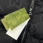Puffer Jacket Gucci Monogram Black - Image 7