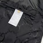 Puffer Jacket Gucci Monogram Black - Image 8