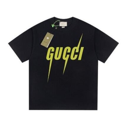 T-shirt Gucci Neon Logo Black