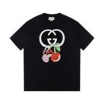 T-shirt Gucci GG Cherry Black